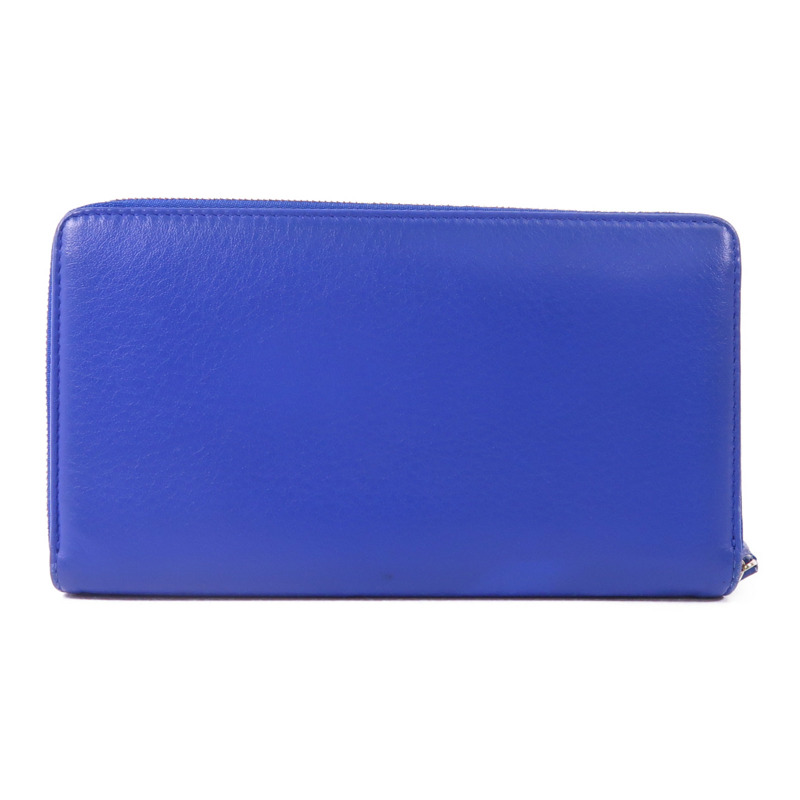 BALENCIAGA 牛皮皮革Zipper Long Wallet銀扣長錢包-1