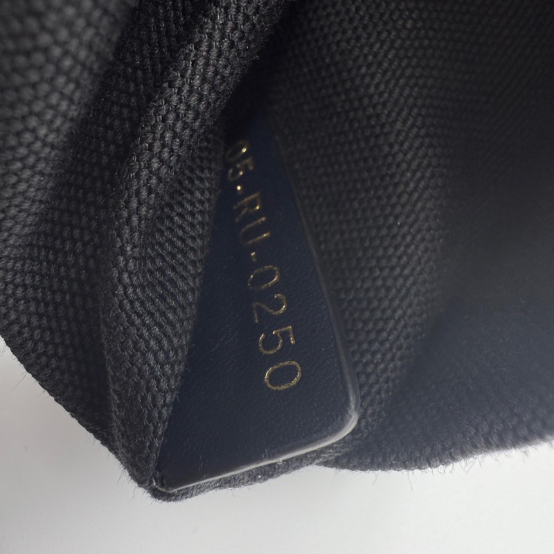 迪奧老花刺繡金扣蒙田單肩斜挎盒子包-5