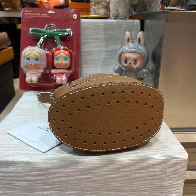 DELVAUX PIN DAILY Mini 焦糖色牛皮-4