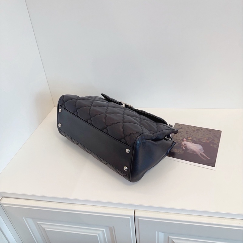 ✨Chanel 黑銀機場包 郵差包 精美雙線外縫 98🆕-8