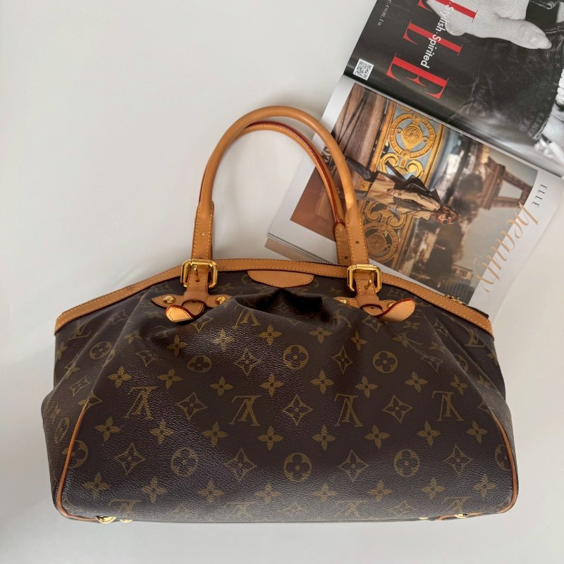 LV 經典老花大水餃 可調整手提包-1