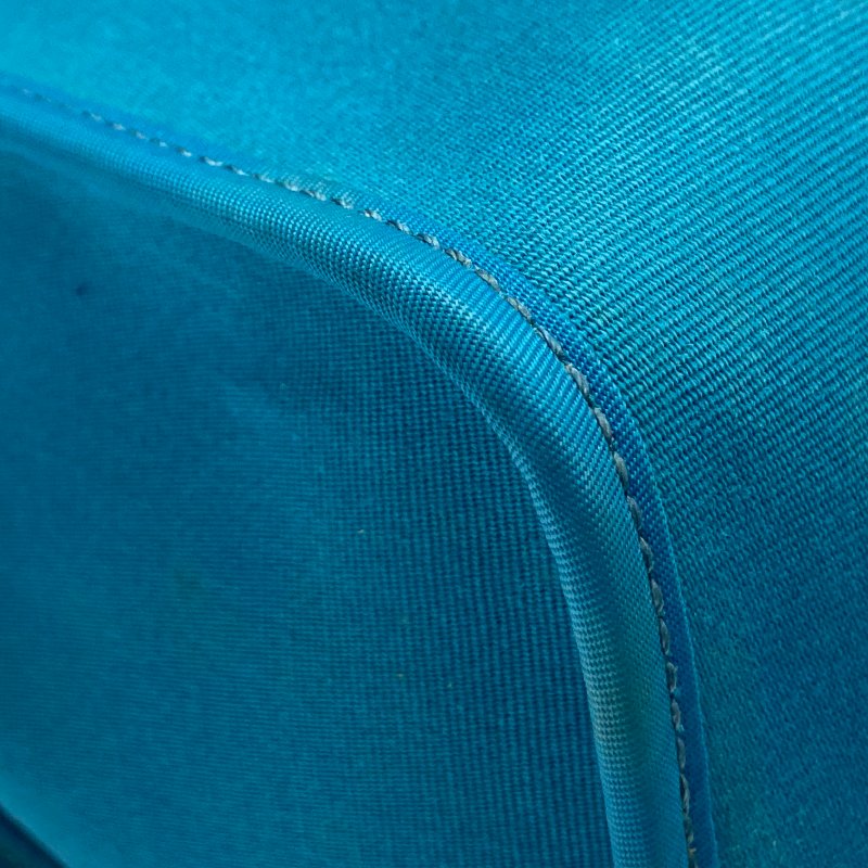 HERMES 愛馬仕 HERBAG31 外縫 ☐R刻 帆布 肩背包 藍綠色-7