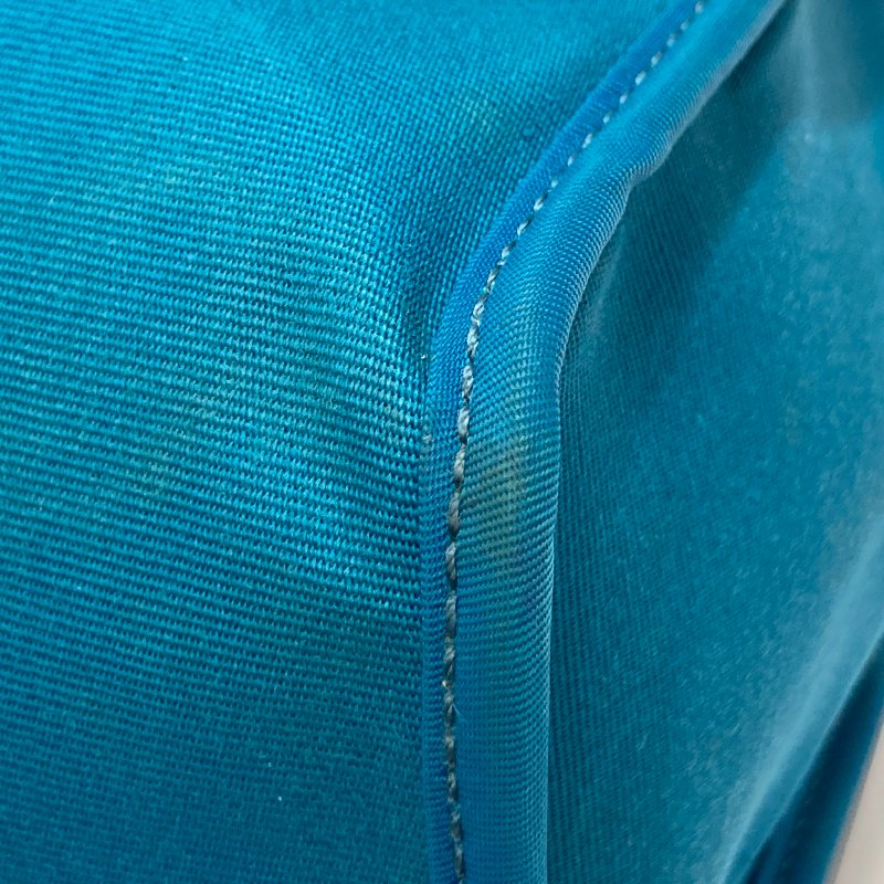 HERMES 愛馬仕 HERBAG31 外縫 ☐R刻 帆布 肩背包 藍綠色-8