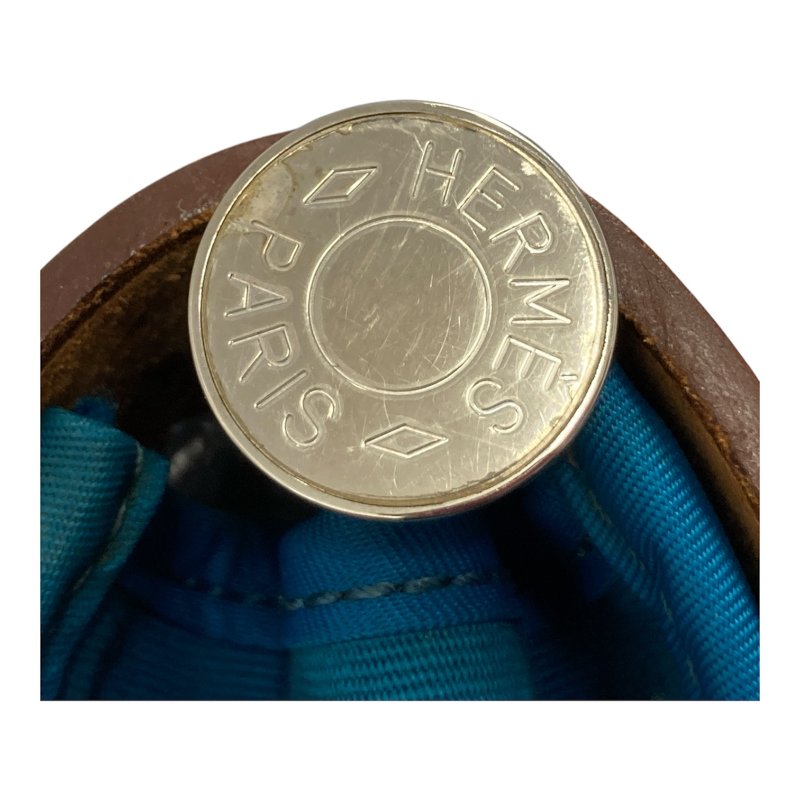 HERMES 愛馬仕 HERBAG31 外縫 ☐R刻 帆布 肩背包 藍綠色-17
