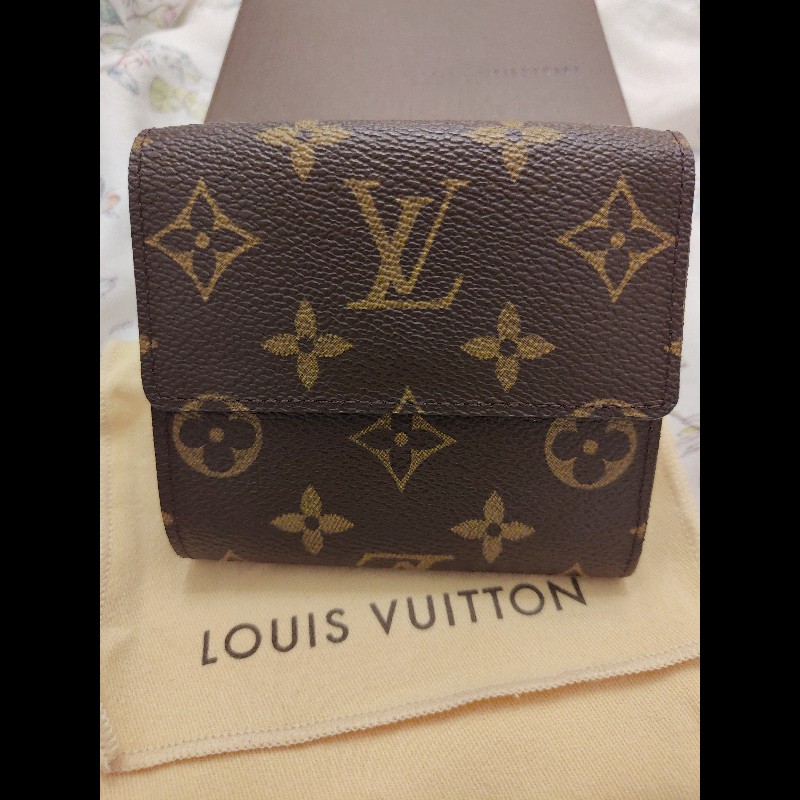 LOUIS VUITTON 雙開翻蓋短夾（二手）-7