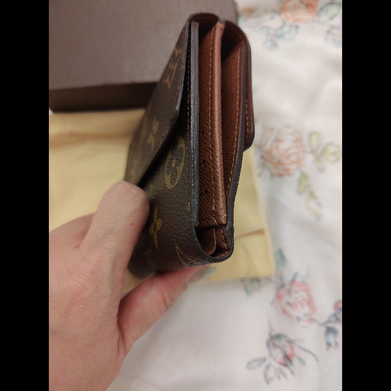 LOUIS VUITTON 雙開翻蓋短夾（二手）-10