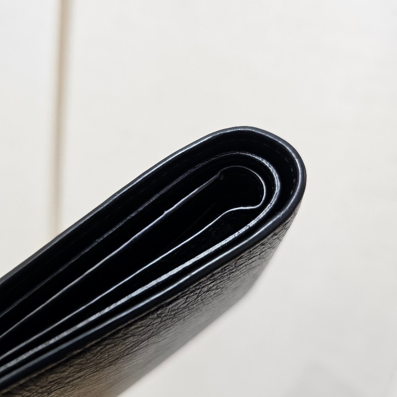 [甜價出🤩] Balenciaga 黑復刻皮BB Monaco短夾-11
