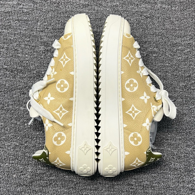 98新LV路易威登 Time Out 老花滿印 低幫 時尚板鞋 35碼女款-1