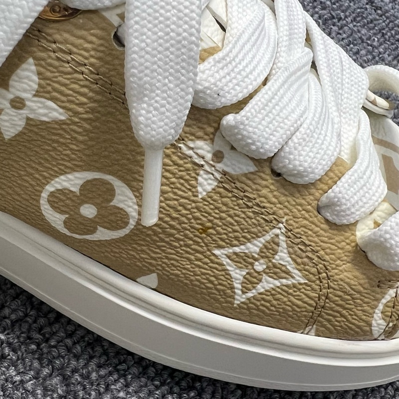 98新LV路易威登 Time Out 老花滿印 低幫 時尚板鞋 35碼女款-7