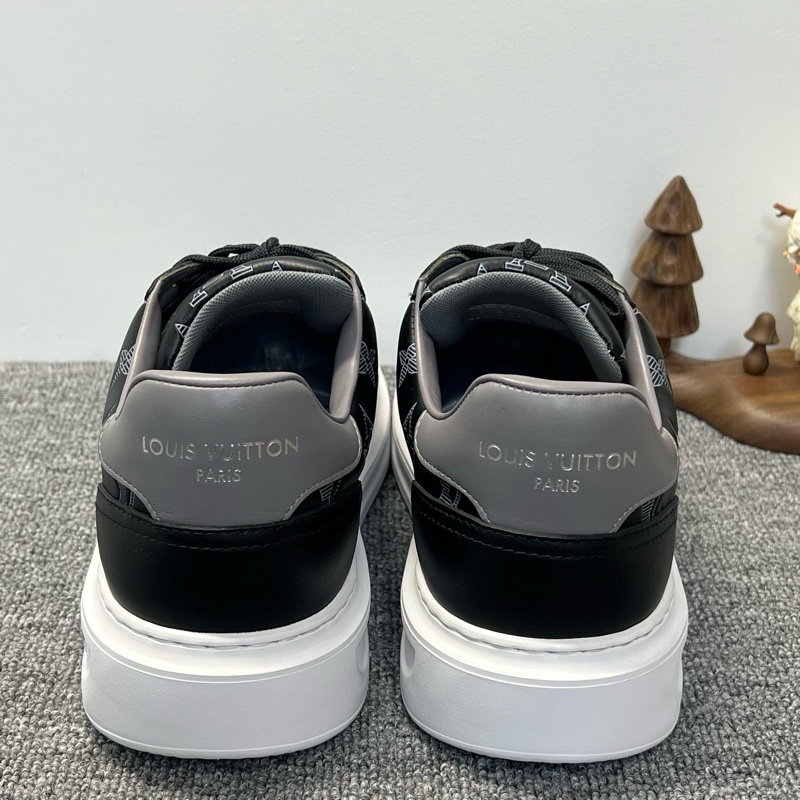 LV99新路易威登 Beverly Hills 滿印老花 低幫時尚板鞋 42.5碼男款 黑色/-6