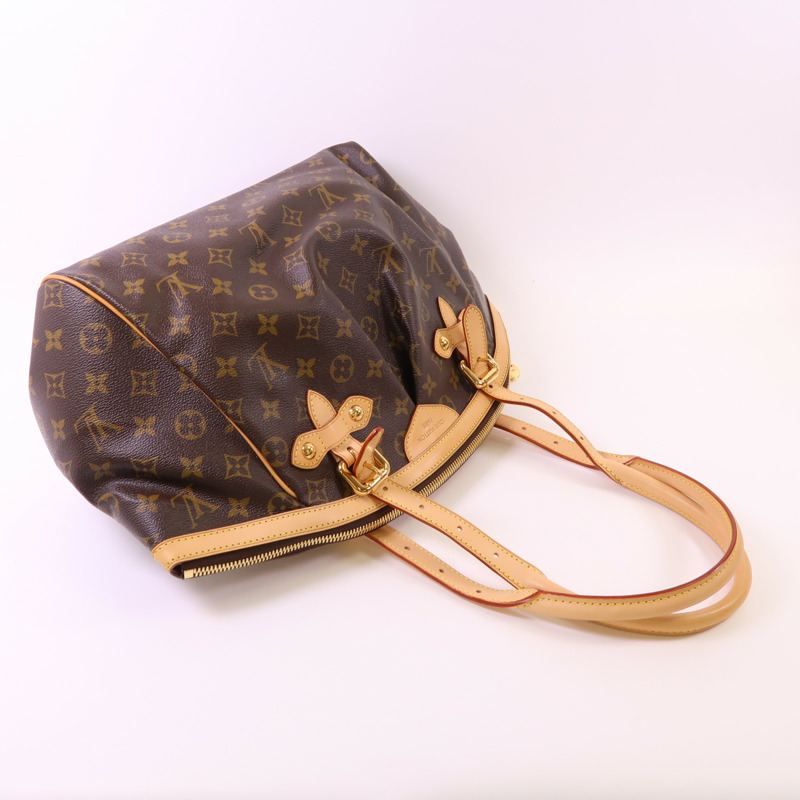 LOUIS VUITTON Monogram Tivoli GM金扣肩背袋-7