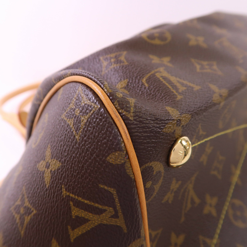 LOUIS VUITTON Monogram Tivoli GM金扣肩背袋-11