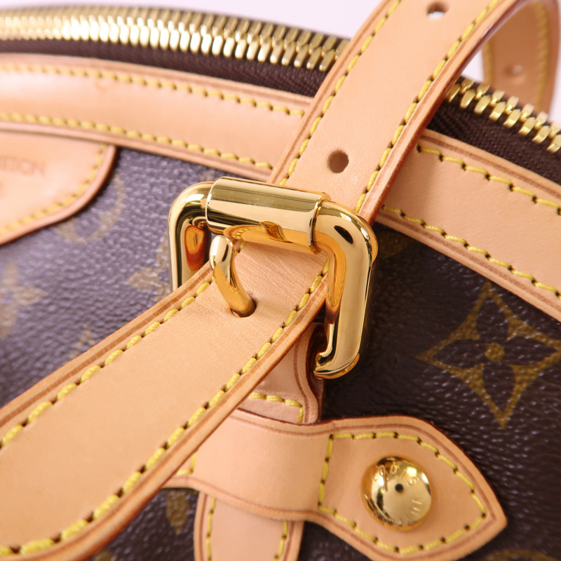 LOUIS VUITTON Monogram Tivoli GM金扣肩背袋-13