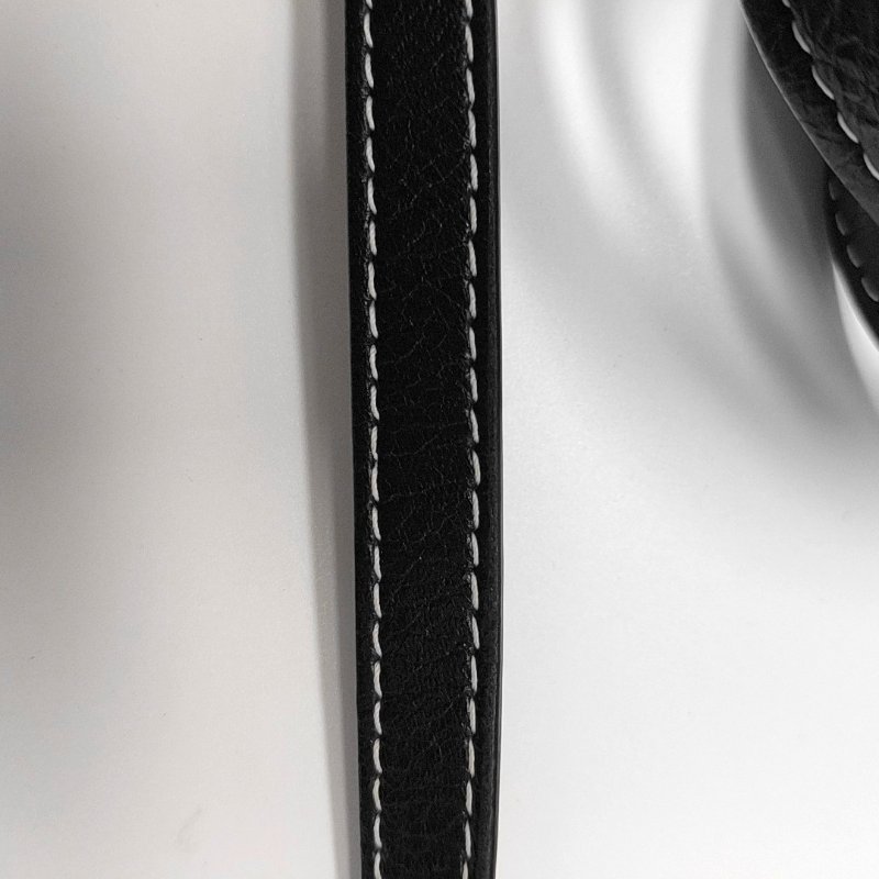 BALENCIAGA Bazar XS黑色羊皮單肩包斜挎包手提包銀色五金可拆卸肩帶-17