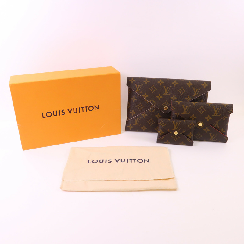 LOUIS VUITTON Monogram Kirigami Pochette金扣手拿包-7