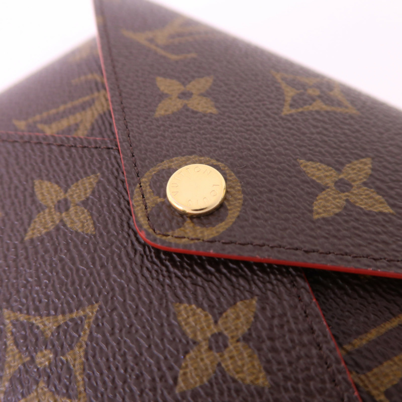 LOUIS VUITTON Monogram Kirigami Pochette金扣手拿包-15