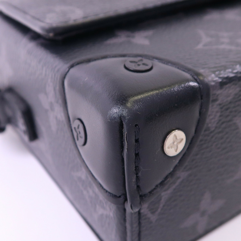 LOUIS VUITTON Monogram Eclipse Steamer Wearable Wallet肩背袋-8