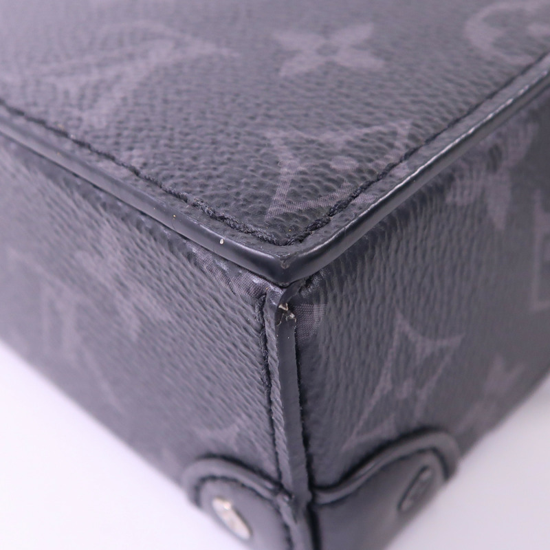 LOUIS VUITTON Monogram Eclipse Steamer Wearable Wallet肩背袋-9