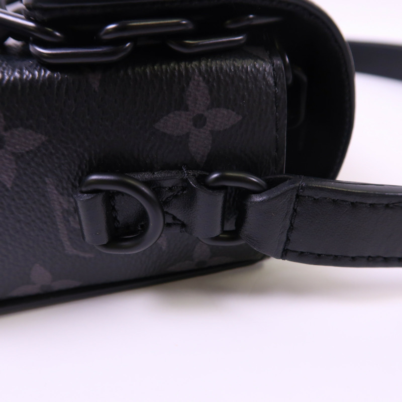 LOUIS VUITTON Monogram Eclipse Steamer Wearable Wallet肩背袋-11
