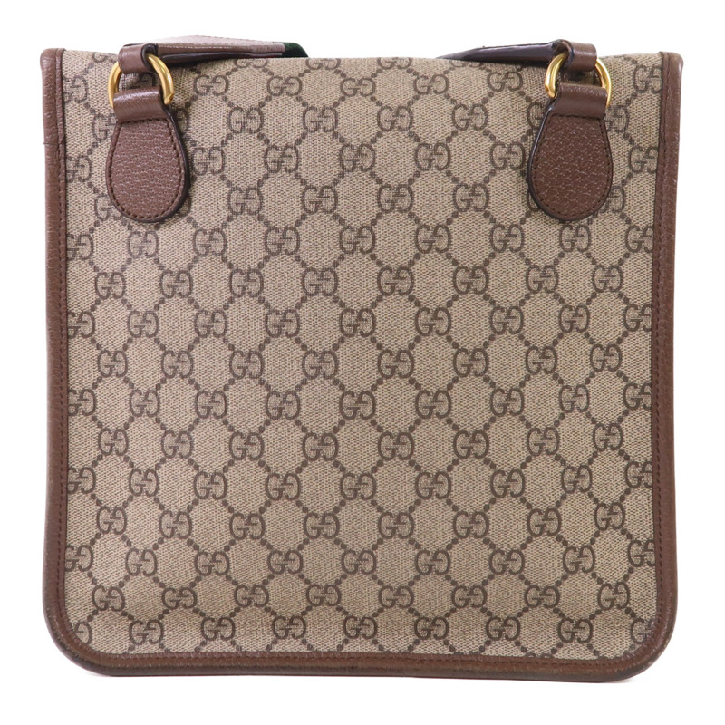 GUCCI 塗層帆布Neo Vintage GG Messenger金扣肩背袋-1