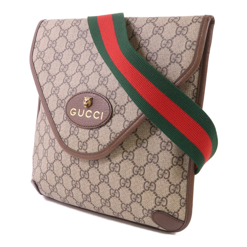 GUCCI 塗層帆布Neo Vintage GG Messenger金扣肩背袋-2