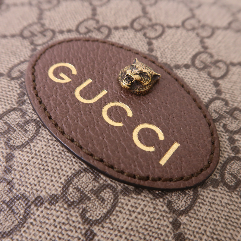 GUCCI 塗層帆布Neo Vintage GG Messenger金扣肩背袋-9