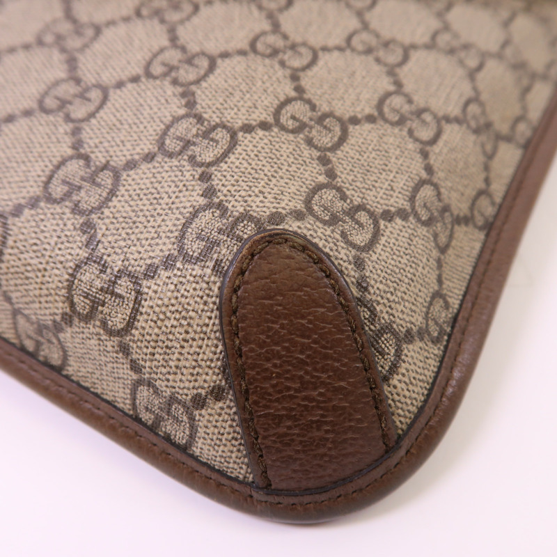 GUCCI 塗層帆布Neo Vintage GG Messenger金扣肩背袋-10