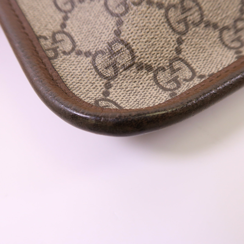 GUCCI 塗層帆布Neo Vintage GG Messenger金扣肩背袋-13