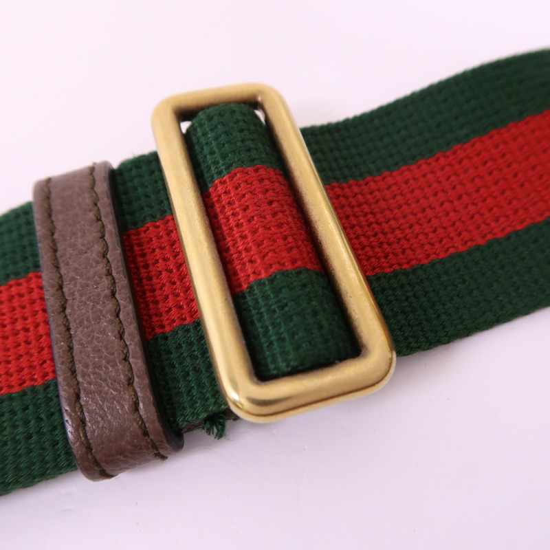 GUCCI 塗層帆布Neo Vintage GG Messenger金扣肩背袋-14