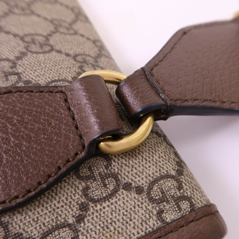 GUCCI 塗層帆布Neo Vintage GG Messenger金扣肩背袋-15