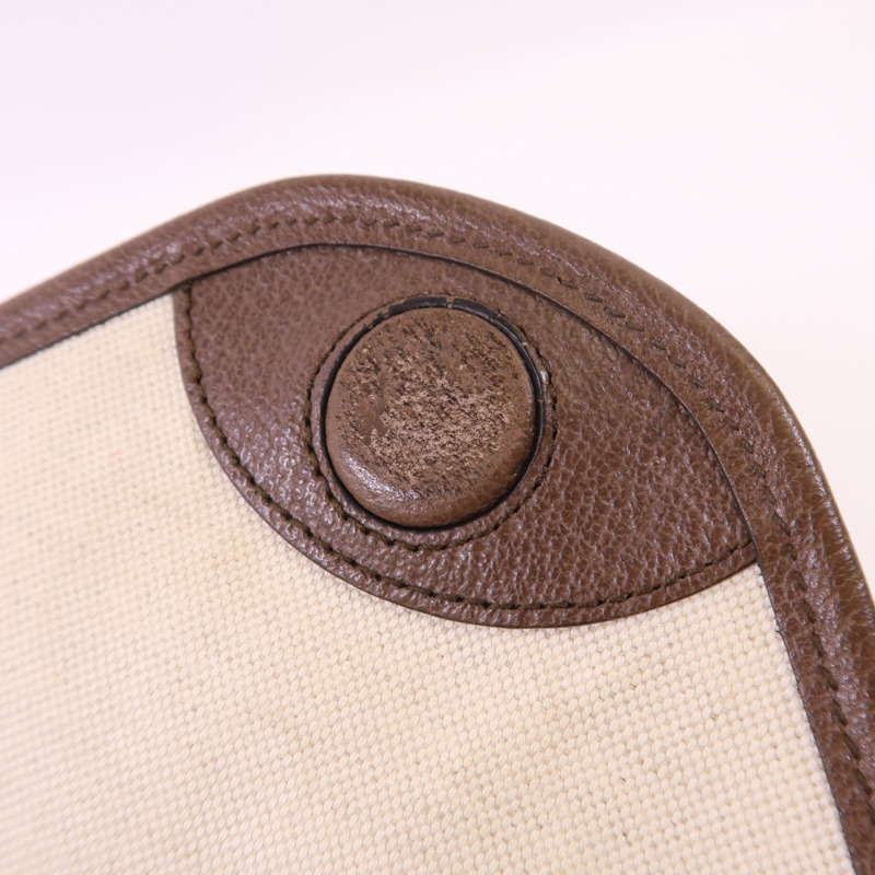 GUCCI 塗層帆布Neo Vintage GG Messenger金扣肩背袋-17