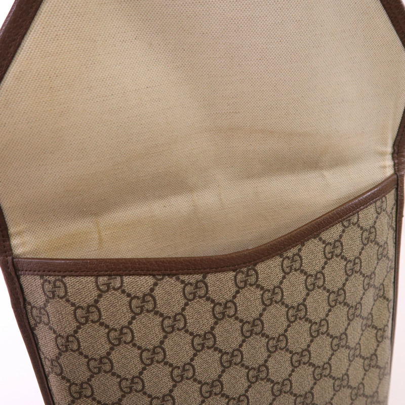 GUCCI 塗層帆布Neo Vintage GG Messenger金扣肩背袋-19