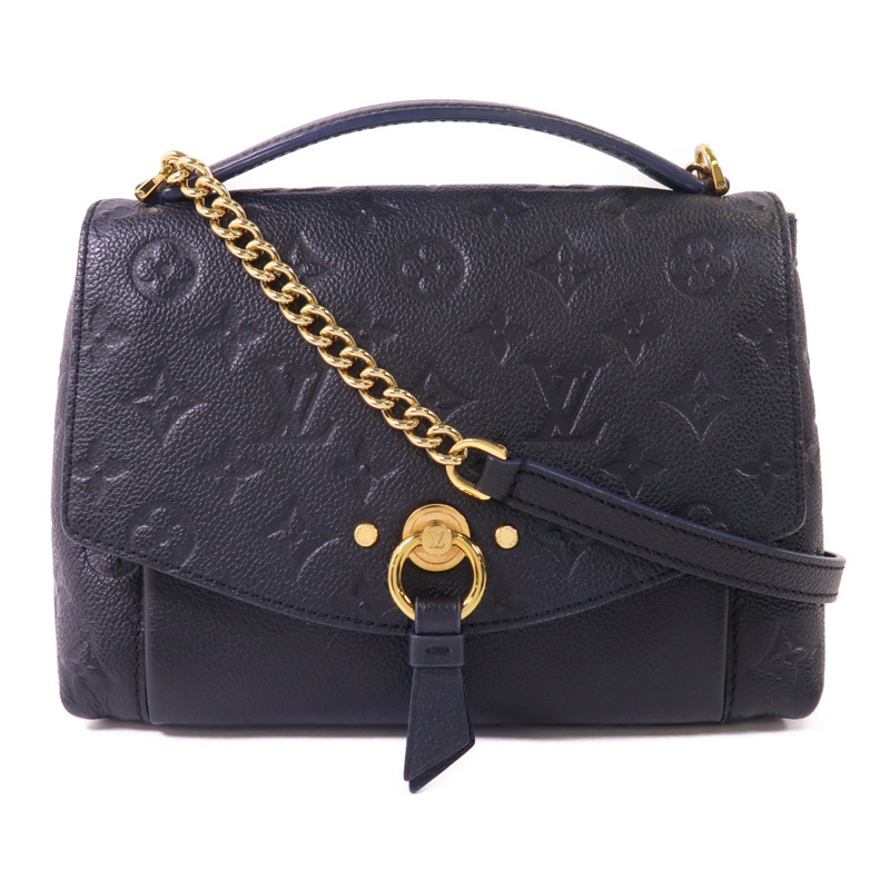 LOUIS VUITTON Monogram Empreinte Blanche BB金扣手挽肩背兩用袋-0