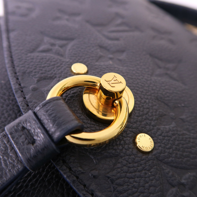 LOUIS VUITTON Monogram Empreinte Blanche BB金扣手挽肩背兩用袋-13