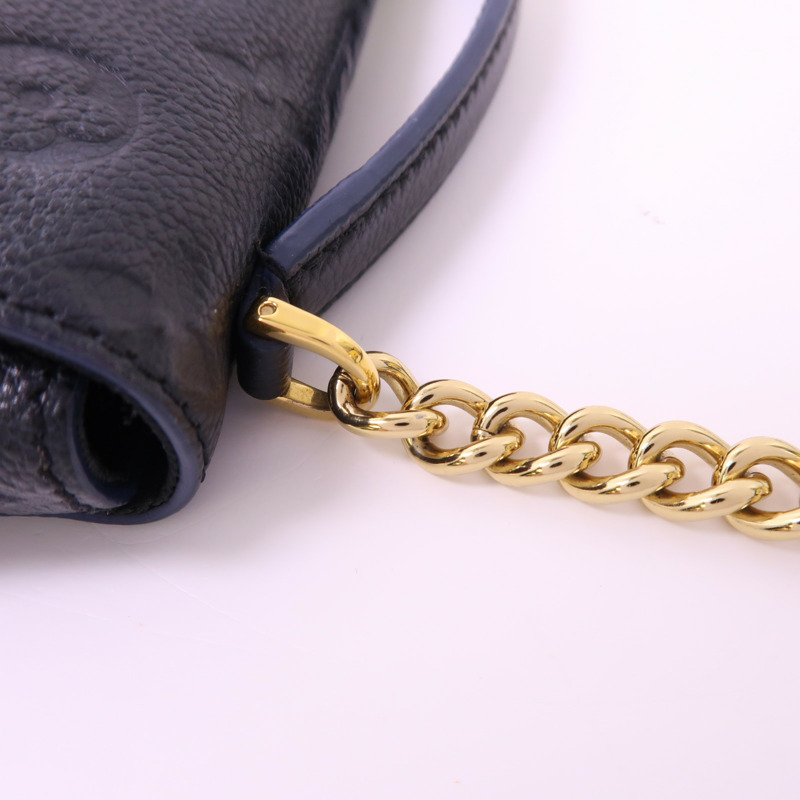 LOUIS VUITTON Monogram Empreinte Blanche BB金扣手挽肩背兩用袋-14