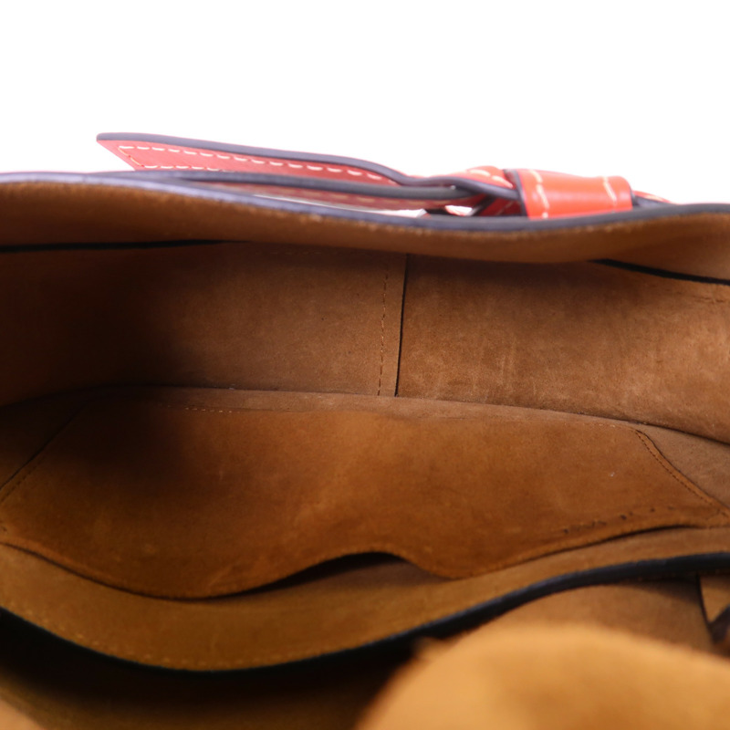 LOEWE 牛皮皮革Gate Small金扣肩背袋-4