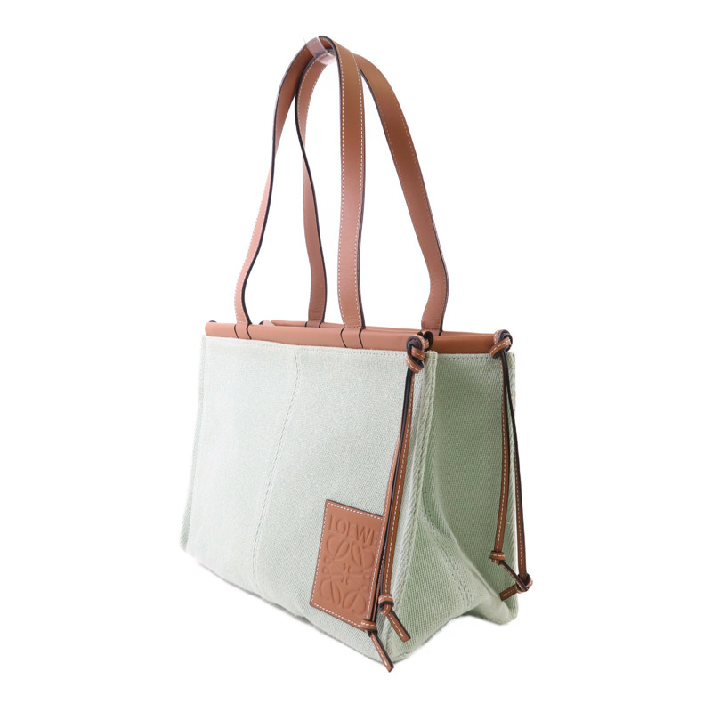 LOEWE 帆布Cushion Tote肩背袋/手挽袋-2