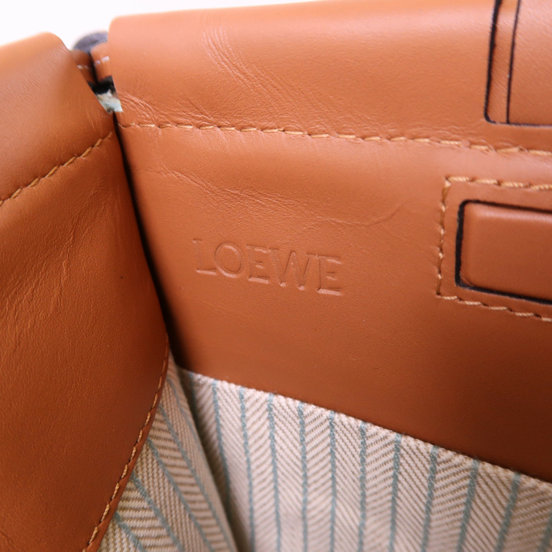 LOEWE 帆布Cushion Tote肩背袋/手挽袋-5