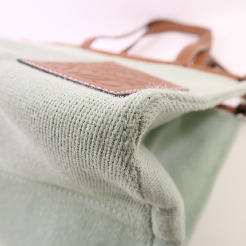 LOEWE 帆布Cushion Tote肩背袋/手挽袋-8