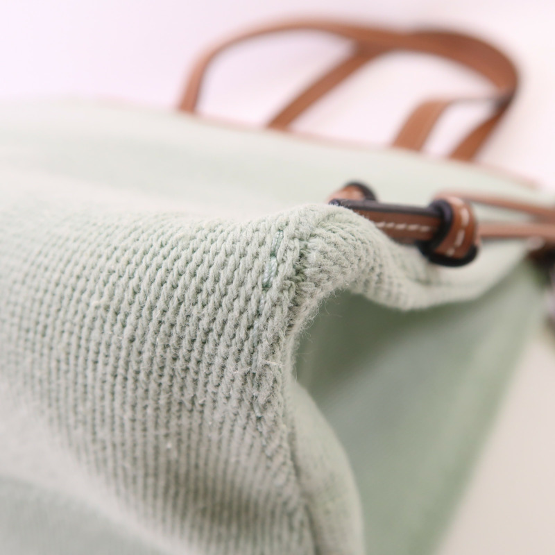 LOEWE 帆布Cushion Tote肩背袋/手挽袋-10