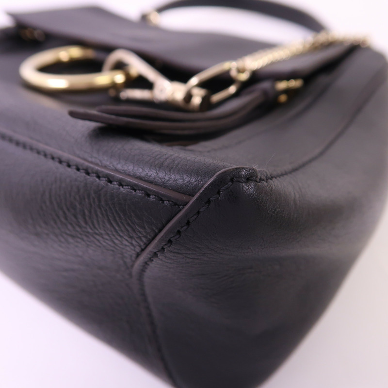 Chloe 牛皮皮革Faye Day金扣手挽肩背兩用袋-12