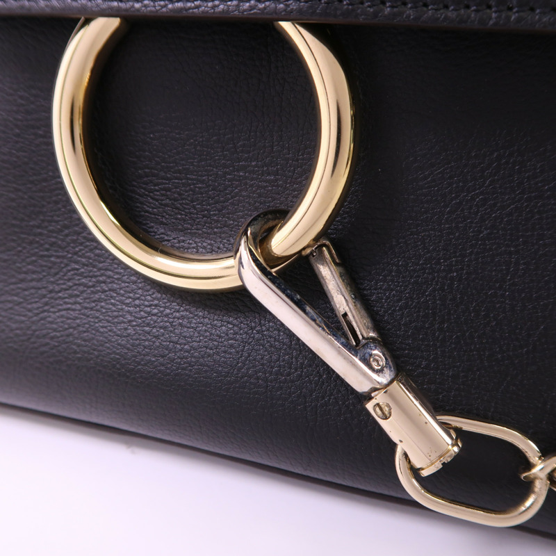 Chloe 牛皮皮革Faye Day金扣手挽肩背兩用袋-19