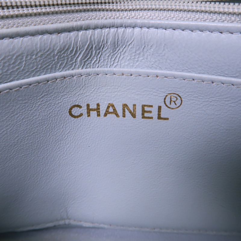 CHANEL 羊皮皮革Shoulder Bag金扣肩背袋-5