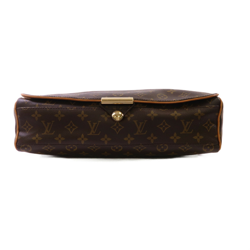 LOUIS VUITTON Monogram Abbesses金扣肩背袋棕色-3