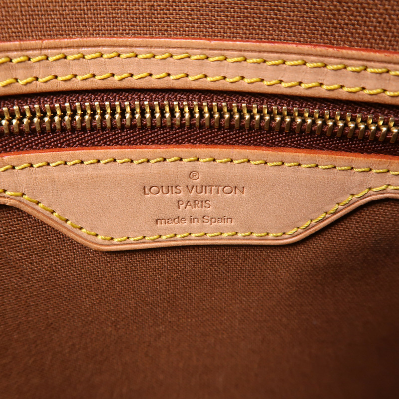 LOUIS VUITTON Monogram Abbesses金扣肩背袋棕色-5