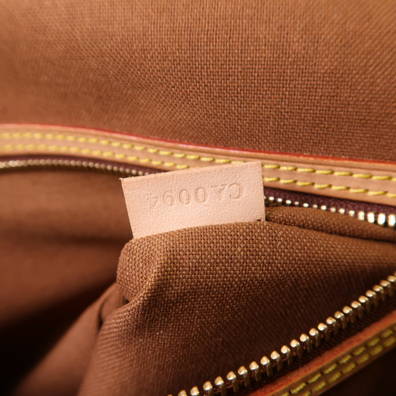 LOUIS VUITTON Monogram Abbesses金扣肩背袋棕色-6