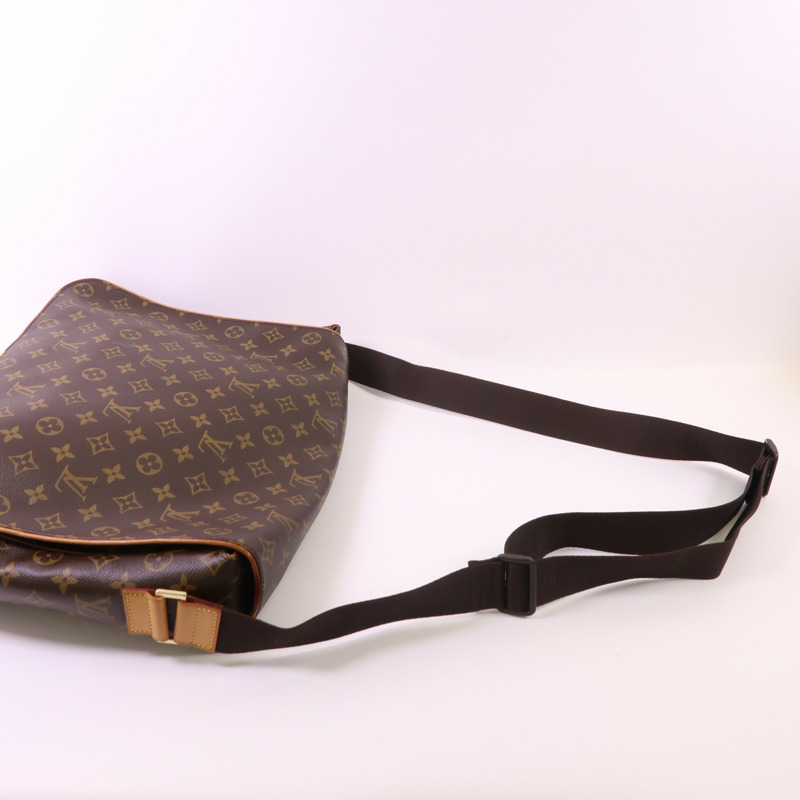 LOUIS VUITTON Monogram Abbesses金扣肩背袋棕色-7