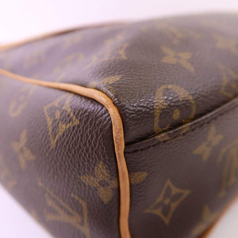 LOUIS VUITTON Monogram Abbesses金扣肩背袋棕色-12