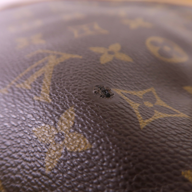 LOUIS VUITTON Monogram Abbesses金扣肩背袋棕色-16