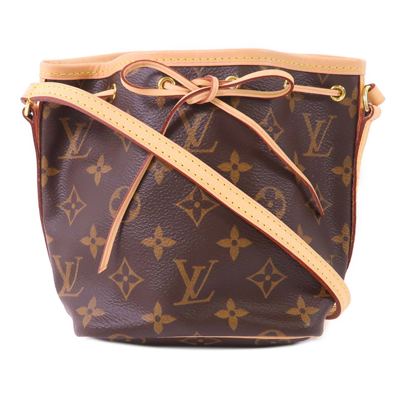 LOUIS VUITTON Monogram Nano Noe金扣肩背袋-0